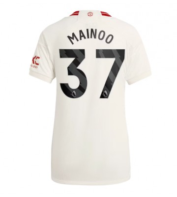 Manchester United Kobbie Mainoo #37 Tercera Equipación Mujer 2023-24 Manga Corta